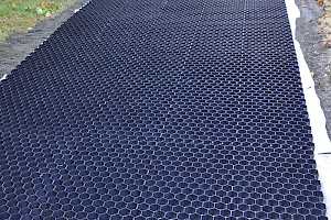 CORE grid in place, ready for gravel.