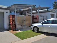 Once the grass has matured the green space is suitable for vehicle parking.