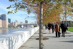SolePave is a porous surface, keeping the walkway dry year round.