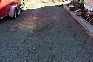 The entry drive was over 6000 ft. in length, giving access to a cluster of homes.