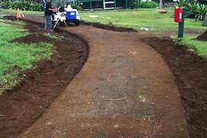 Existing Golf Cart lanes needed expansion for fire access purposes. A CORE Grass installation was the solution.